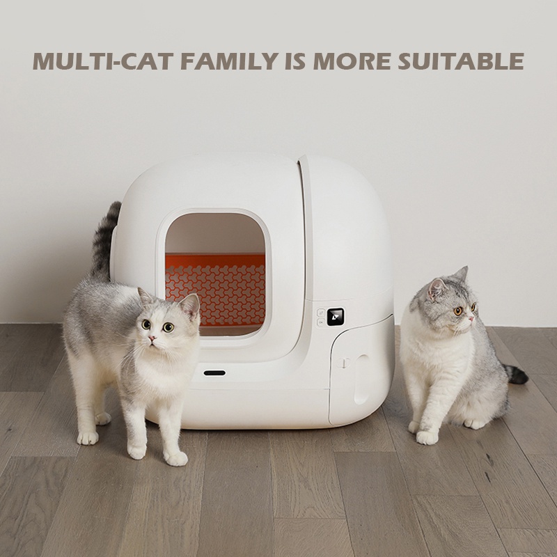 7L Capacity Intelligent Pet Cat Litter Box Automatic Self Cleaning