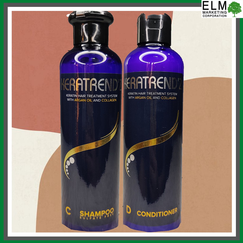 KERATREND'Z Maintenance Shampoo and Conditioner C & D 250mL (New