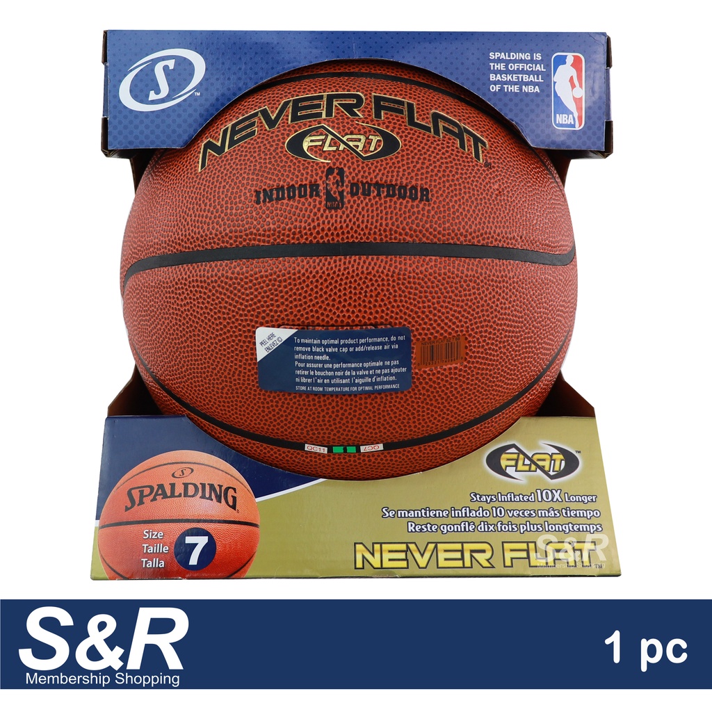 Spalding Never Flat Basketball 1pc Shopee Philippines