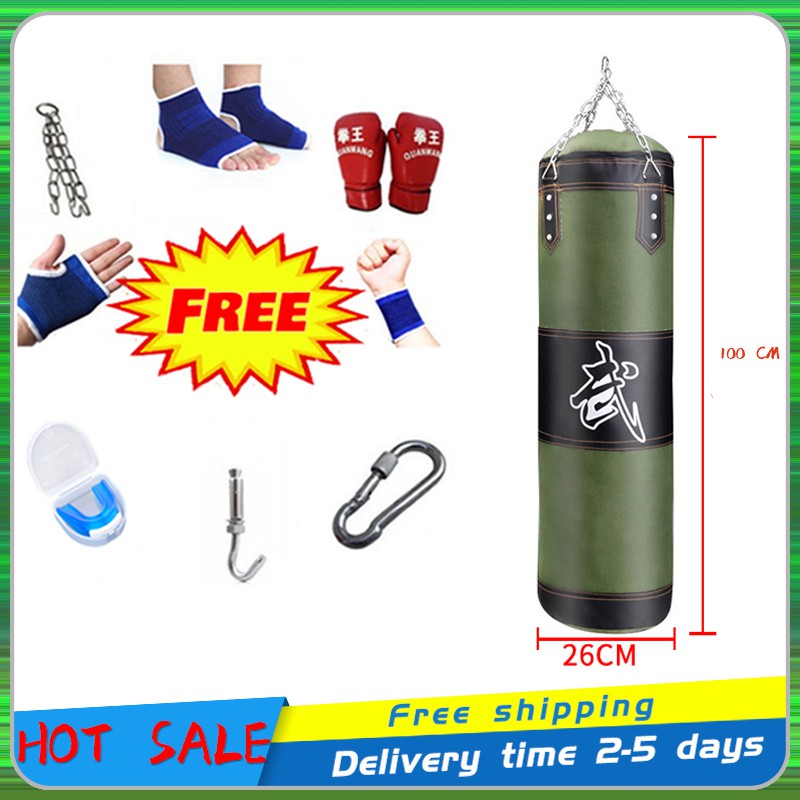 Boxing Punching Bag Fitness Sandbags Hollow Empty Shopee Philippines