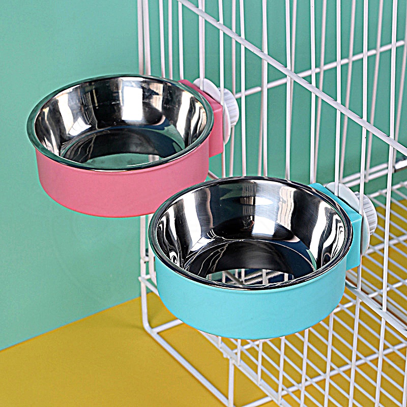 hanging dog bowl stainless hanging dog bowl hanging cat food bowl cat bowl hanging bowl Rabbit