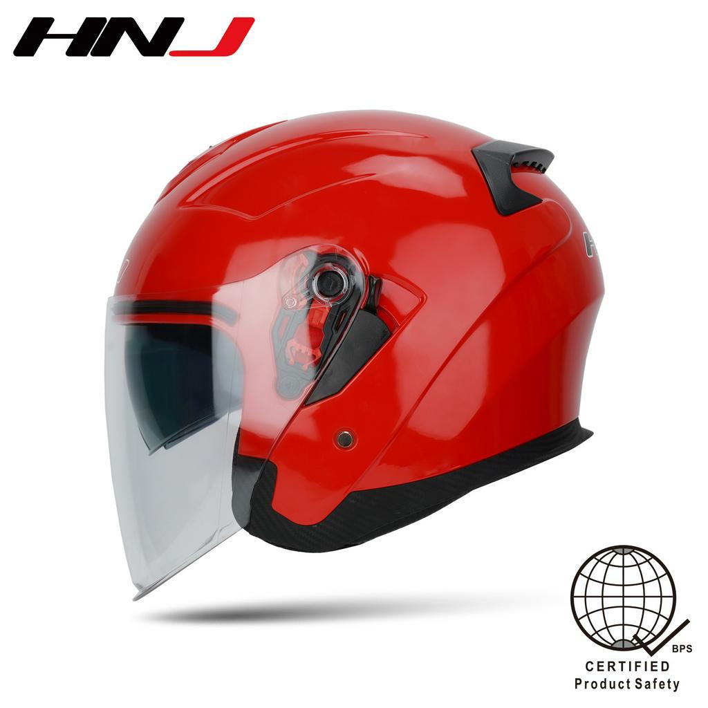 HNJ A4006 helmet for motorcycle Half Face dual visor for woman
