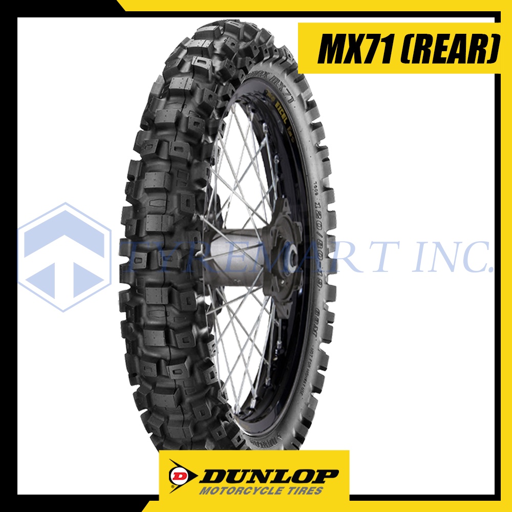 Dunlop Tires MX71 110/9018 61M Tubetype OffRoad Motorcycle Tire (Rear