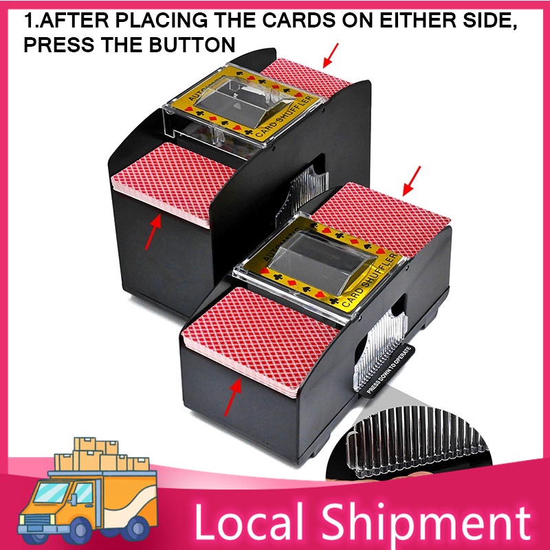 2 decks of playing card shuffler automatic poker shuffler automatic