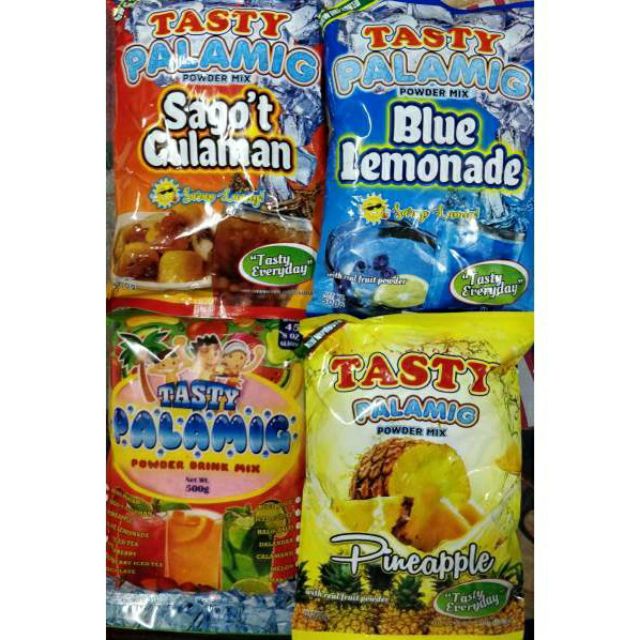 Tasty Injoy Chemag Palamig Sago't Gulaman Blue Lemonade Pineapple Mango