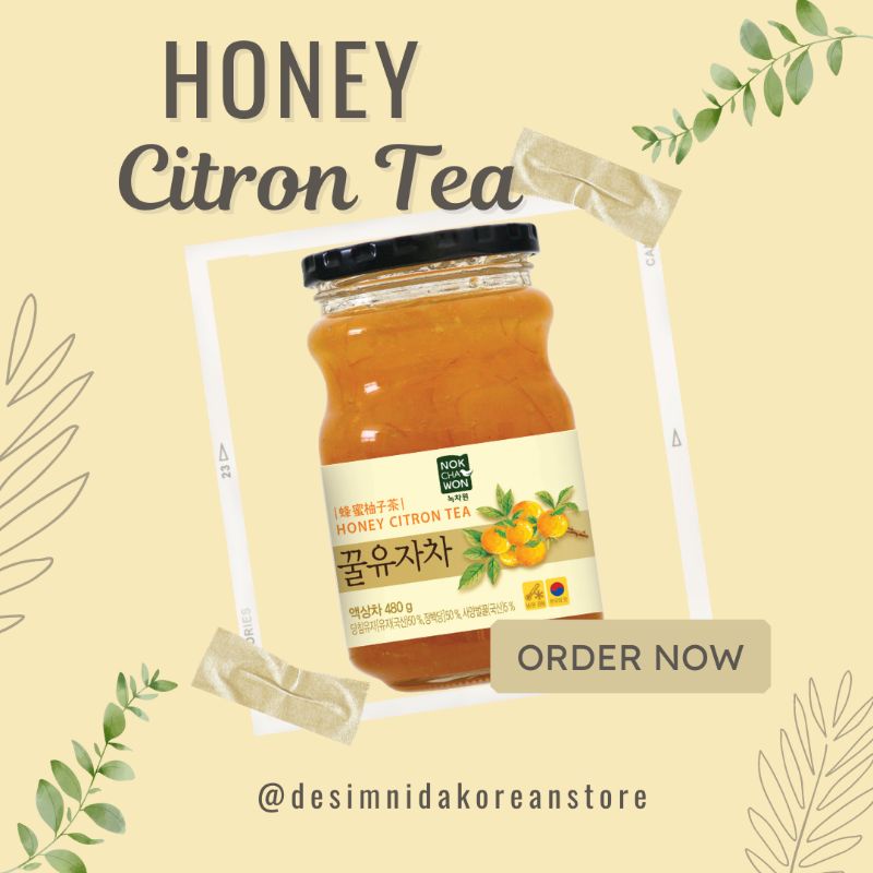 Honey Citron Tea 480g (Concentrated) Shopee Philippines