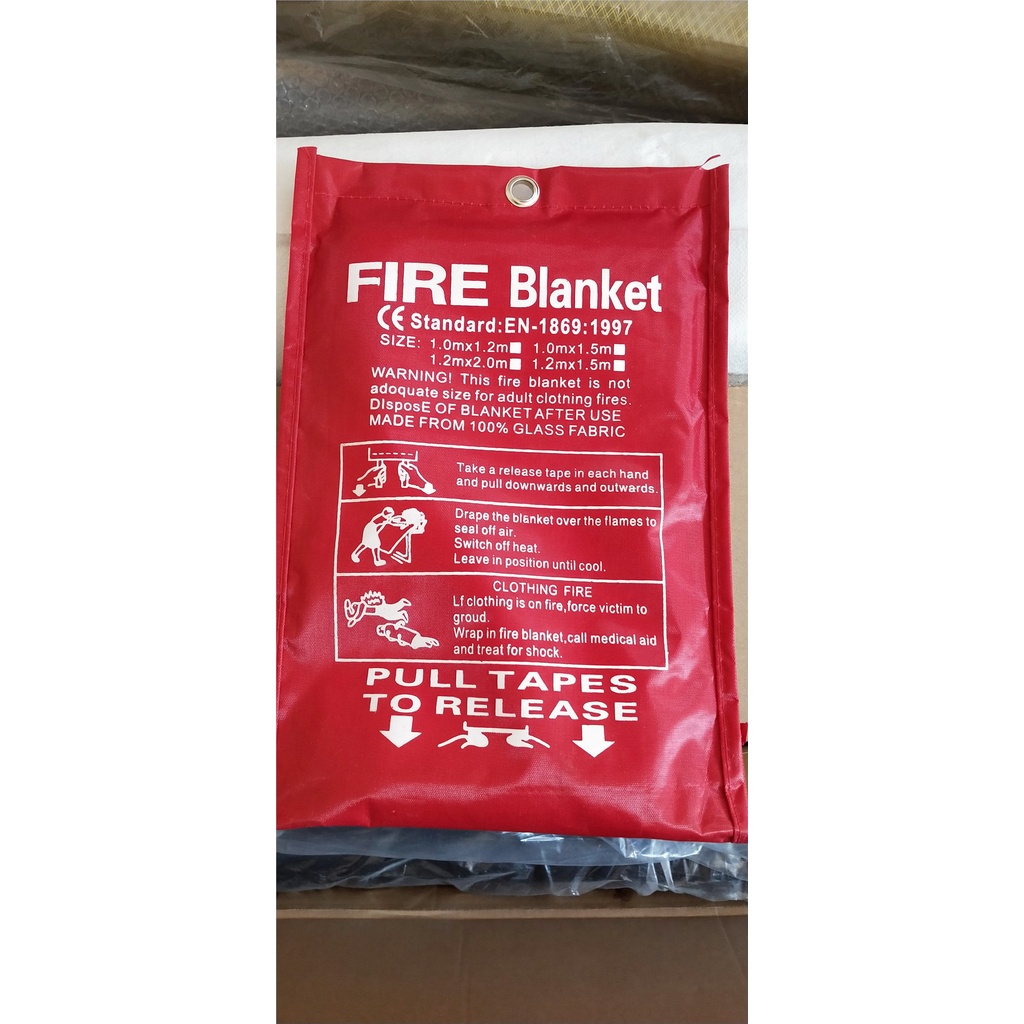 1mx1m Fire Blanket, Welding Blanket Factory Use, Escape Special Fire