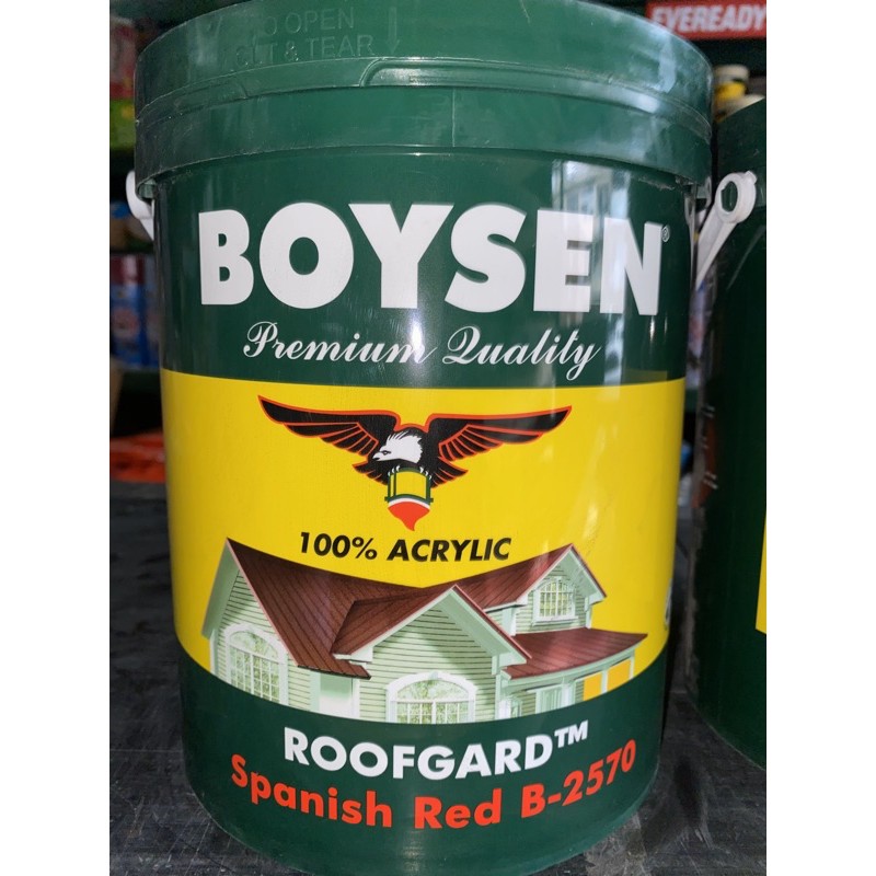 BOYSEN ROOFGUARD SPANISH RED / BAGUIO GREEN Shopee Philippines