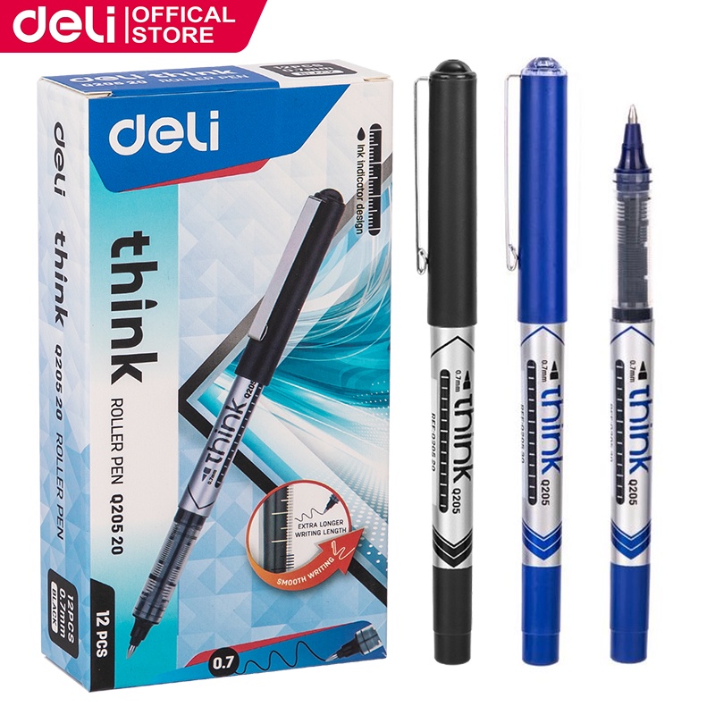 Deli EQ205 Roller Sign Pen Ballpen 0.7mm Shopee Philippines