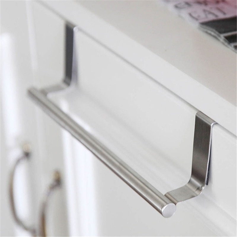 Stainless Steel Towel Rack Kitchen Rack Door Towel Bar Storage