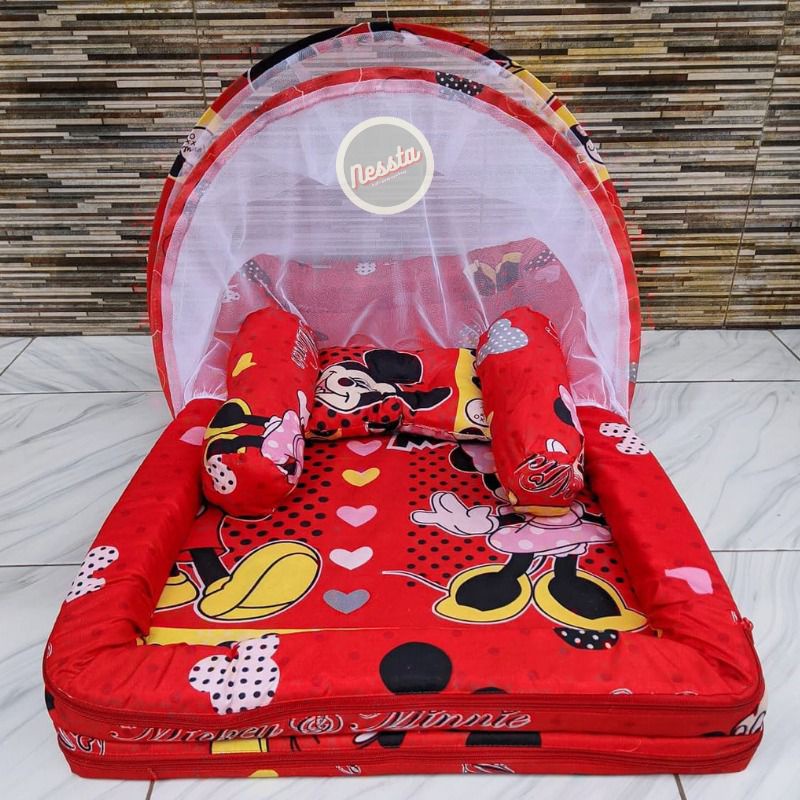 TENDA Baby Mattress 1 Complete set Baby Mattress set Mosquito Net Baby