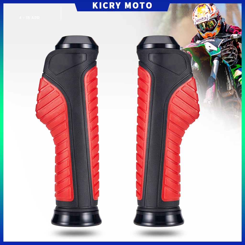 KICRY Universal Motorcycle 22mm Hand Grip Dirt Motorbike GM Handlebar