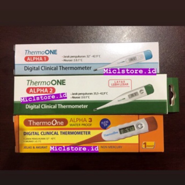 Digital Thermometers Onemed Alpha One 1, 2,3 Body Temperature Gauge Shopee Philippines