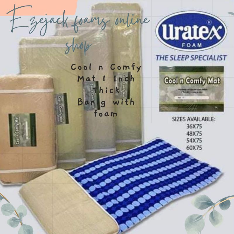 Banig w/ Uratex Foam Cool 'n Comfy Shopee Philippines