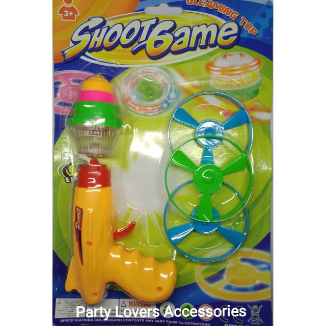 flying Disk gun/ Plastic flying disk gun toy frisbee gun Shopee Philippines
