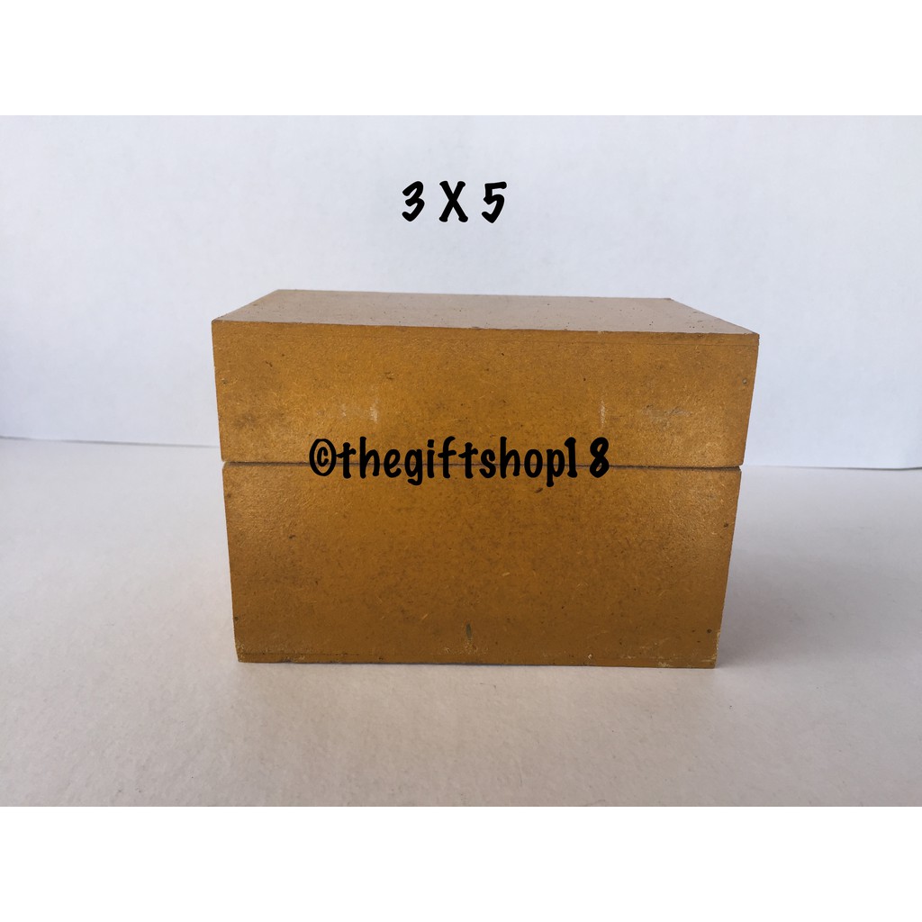 Wooden Index Box Small / Big Shopee Philippines