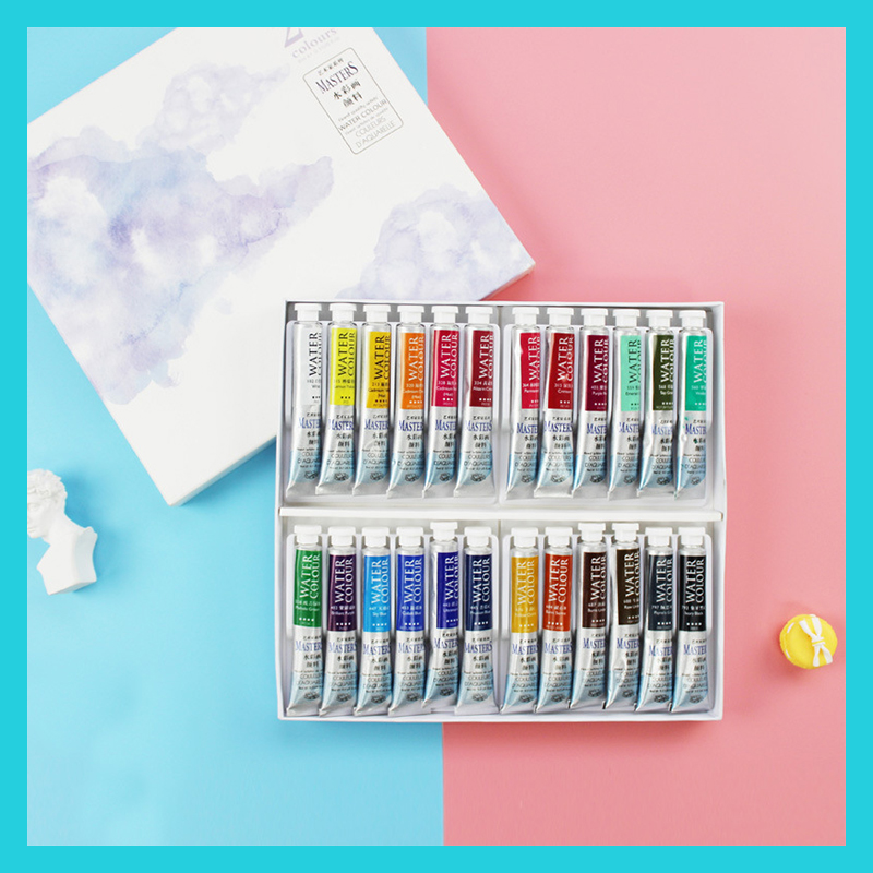 Marie's Master 12/18/24 Colors 9ML Watercolor Paint Set Artistlevel
