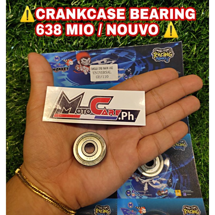 ⚠️ RACING MONKEY CRANKCASE BEARING 638 for MIO SPORTY / SOULTY / SOUL