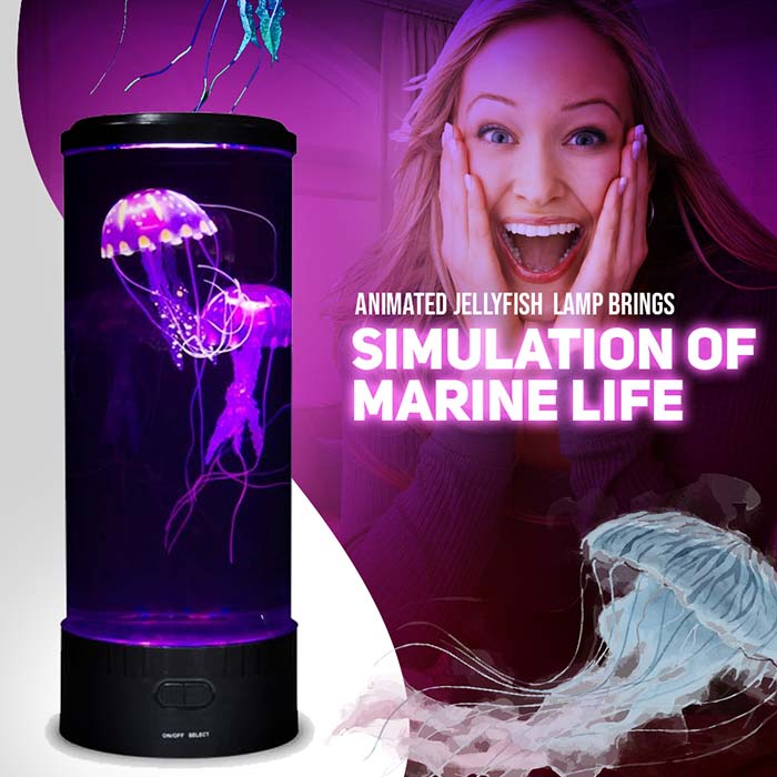 LED Color Changing Jellyfish Night Lamp High Quality Multi LED