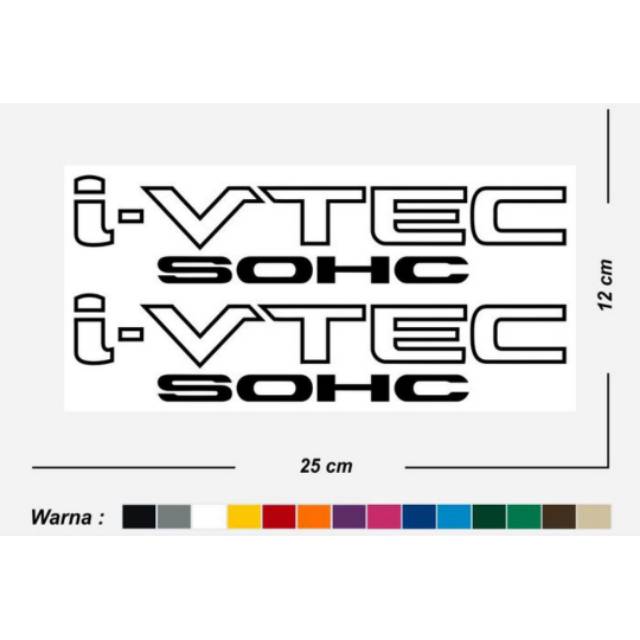 1pecs sticker cutting ivtec sohc sticker Car honda brio honda jazz