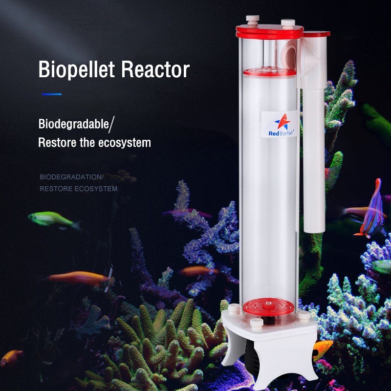 &Aquarium Biopellet Filter Media Reactor PhosBan Reactor for Aquaria