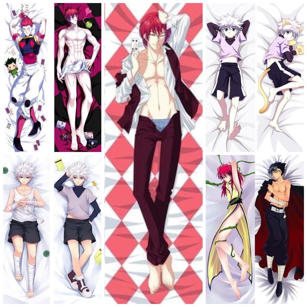 Anime Hunter x Hunter Killua Zoldyck Dakimakura Pillow Case Hisoka Csai