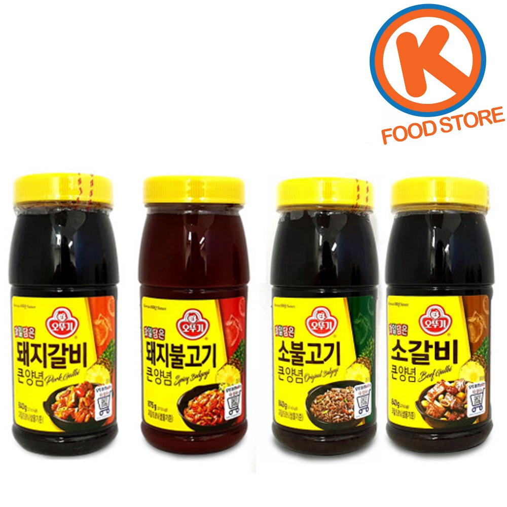 Ottogi Korea BBQ Sauce Original Beef Galbi/Bulgogi/Spicy 840g/875g