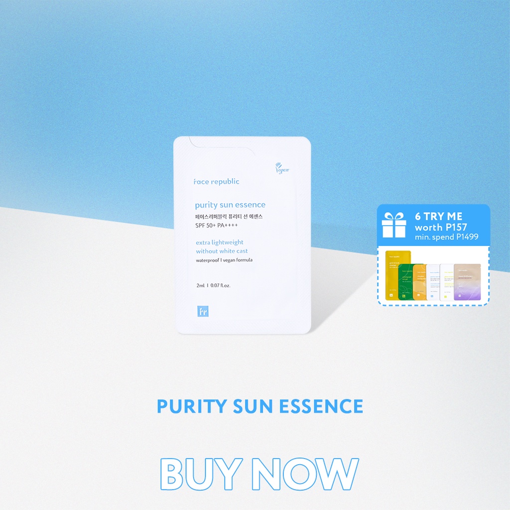 Face Republic Purity Sun Essence Vegancertified 2mL Shopee Philippines