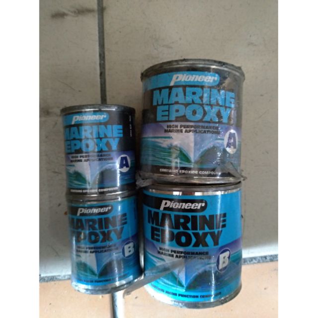 Pioneer Marine Epoxy A & B Epoxy 1/4 = 118ml Or 1/2 Pint = 235ml (Sold