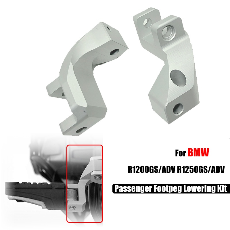 【Featured】Motorcycle Foot peg Passenger Footpeg Lowering Kit For BMW