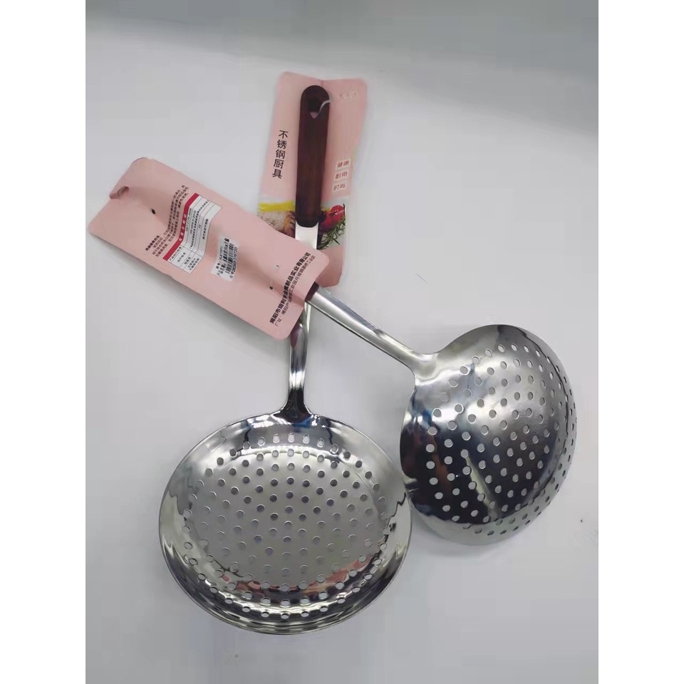 High qualitykitchenware stainless strainer round sifter drain with