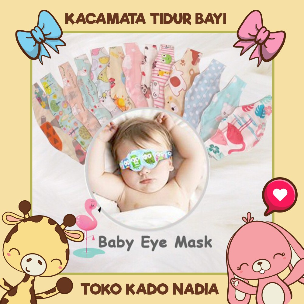 MATA Baby Drying Glasses Baby Sleeping Glasses Baby Eye Mask Cute Baby
