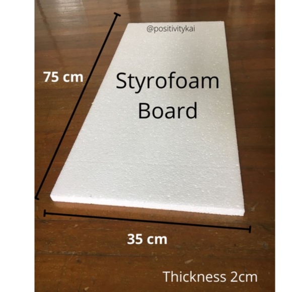 (Positivity) Styrofoam Boards SOLD BY TWOS/ Styro Board / Styro Foam