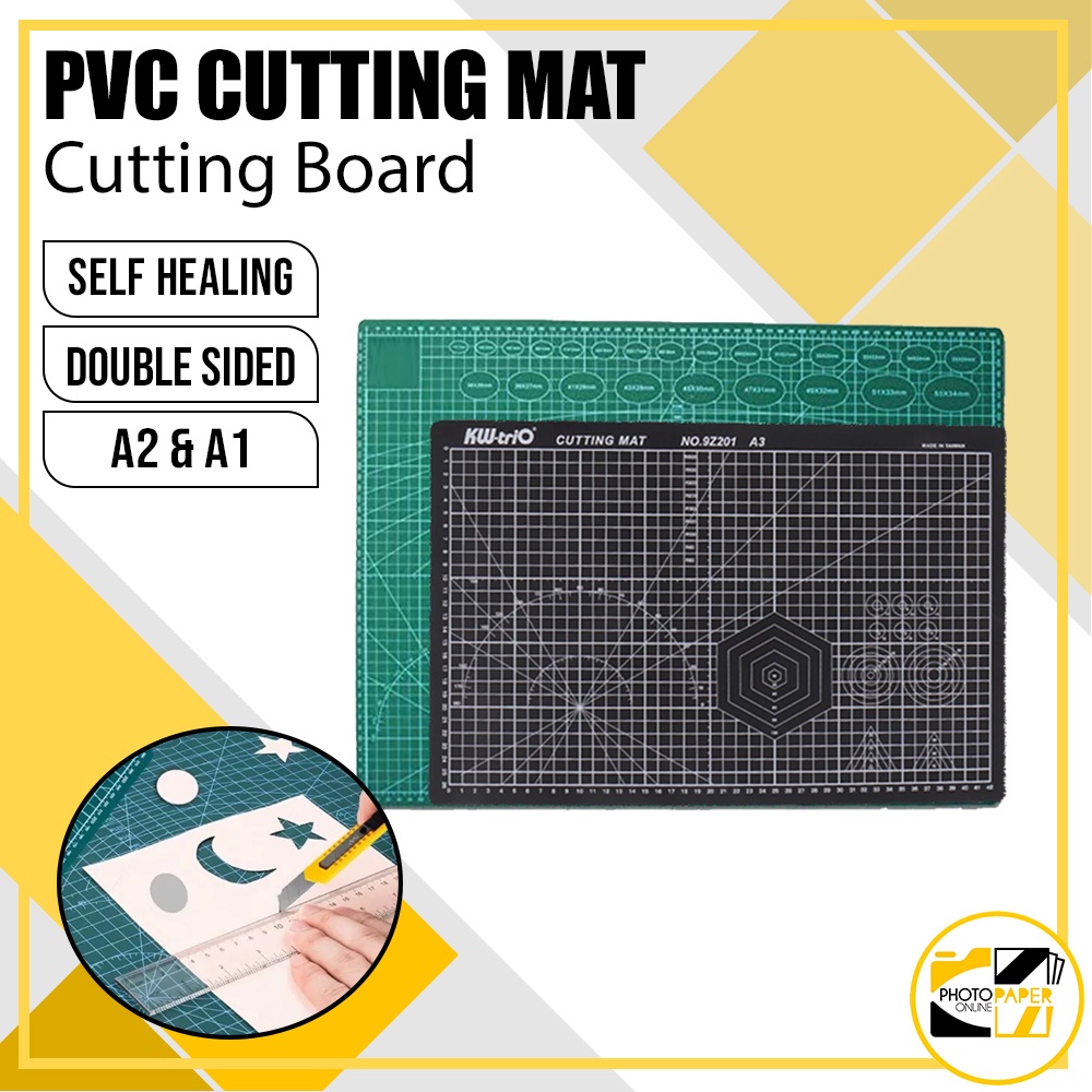 PVC Cutting Mat Self Healing Cutting Pad A2/A1 Size Doublesided