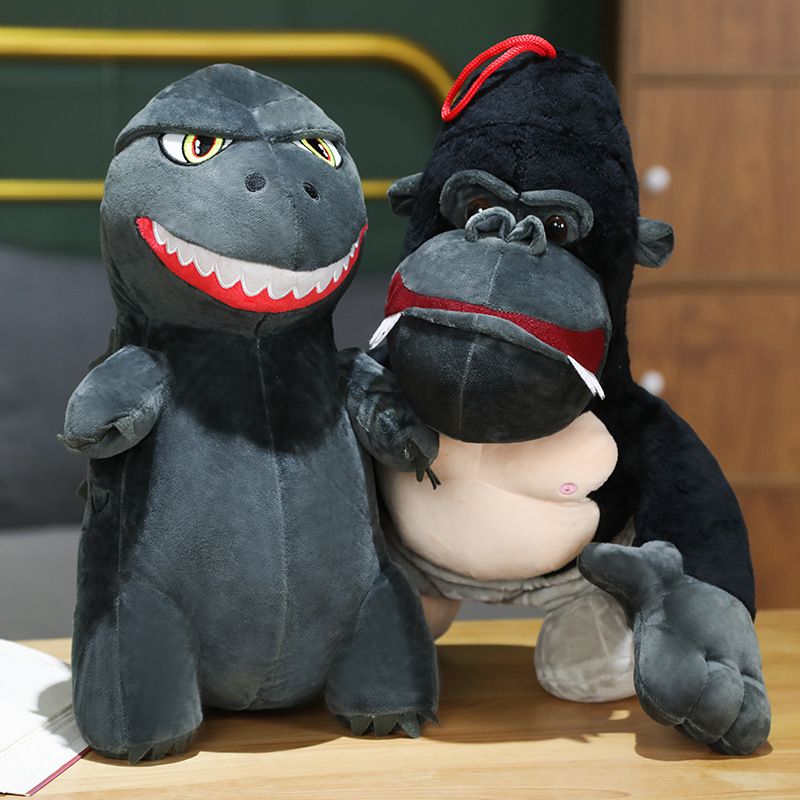 Godzilla Kong Vs Plush Toy Monster King Kong Soft Stuffed Doll Gift