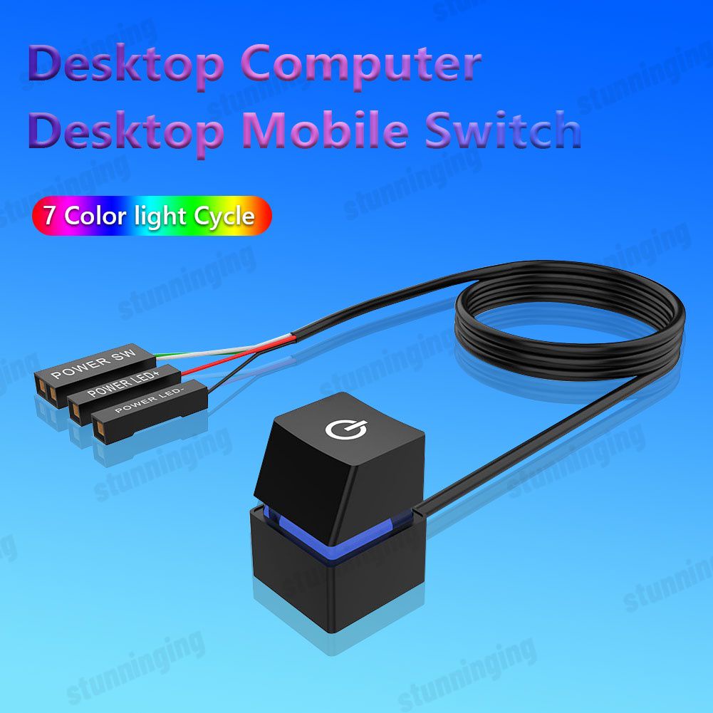 On/off Pc Power Button Switch Cable 2m Portable Desktop Computer