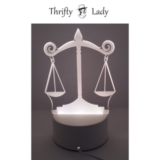Law Collection: Scales of Justice Night Light/Lamp (Lawyer Light/Lamp