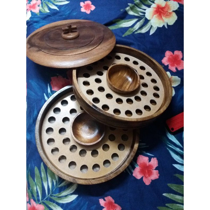 Wood Communion Tray 2 n 1 Double Shopee Philippines