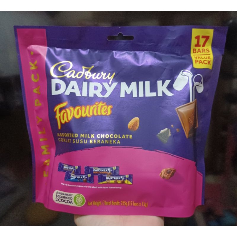 Cadbury Dairy Milk Family Pack 255g/180g Shopee Philippines