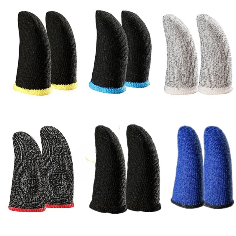 6Pair Finger Cover Breathable Game Controller Finger Sleeve For Pubg
