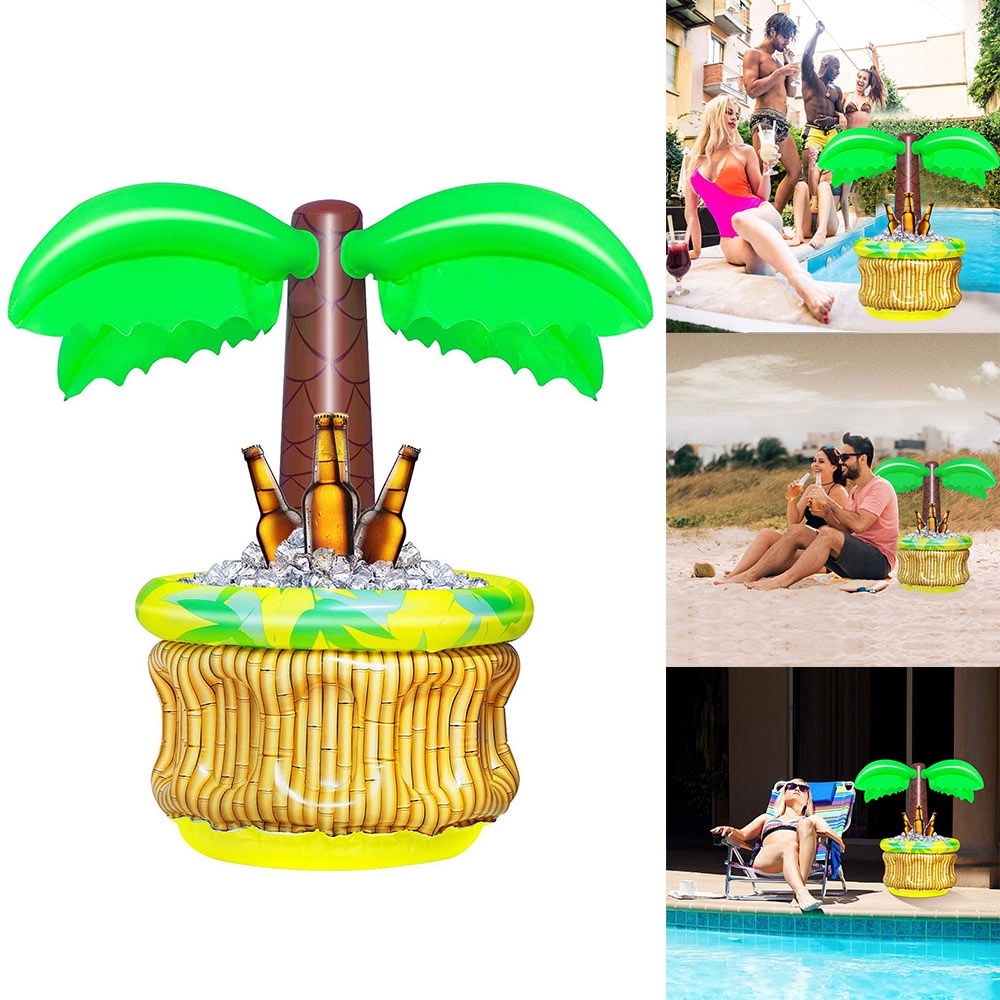 HBInflatable Ice Bucket Pool Party Iced Beverage Bucket Small Coconut