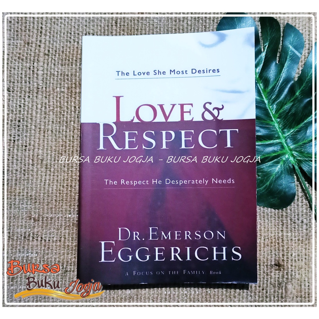Love and Respect by Emerson Eggerichs Book Soft Cover in English for Fantasy Shopee Philippines