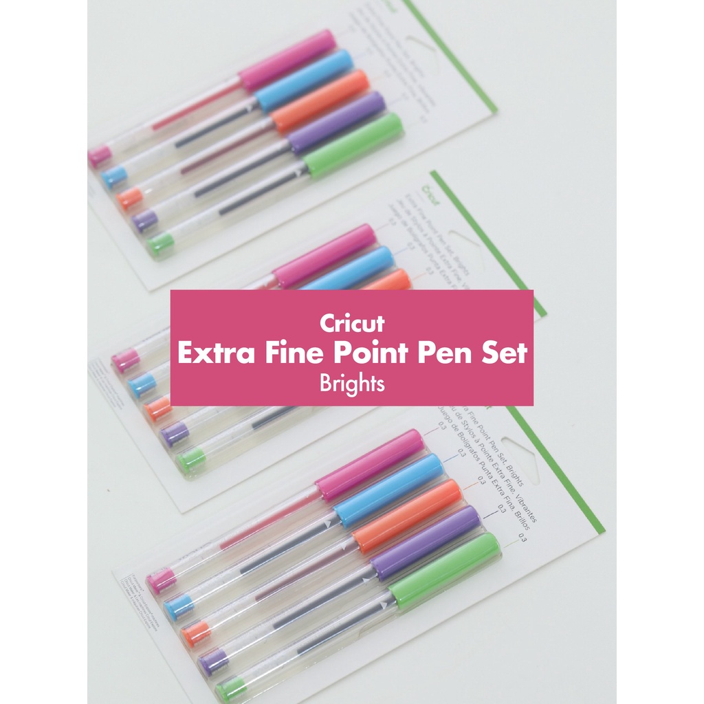 Cricut Extra Fine Point Pen Set (Brights) Shopee Philippines