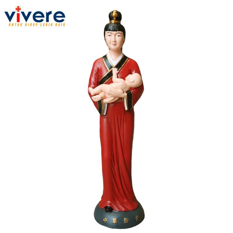 Our Lady of China Statue 28cm Full Color Shopee Philippines