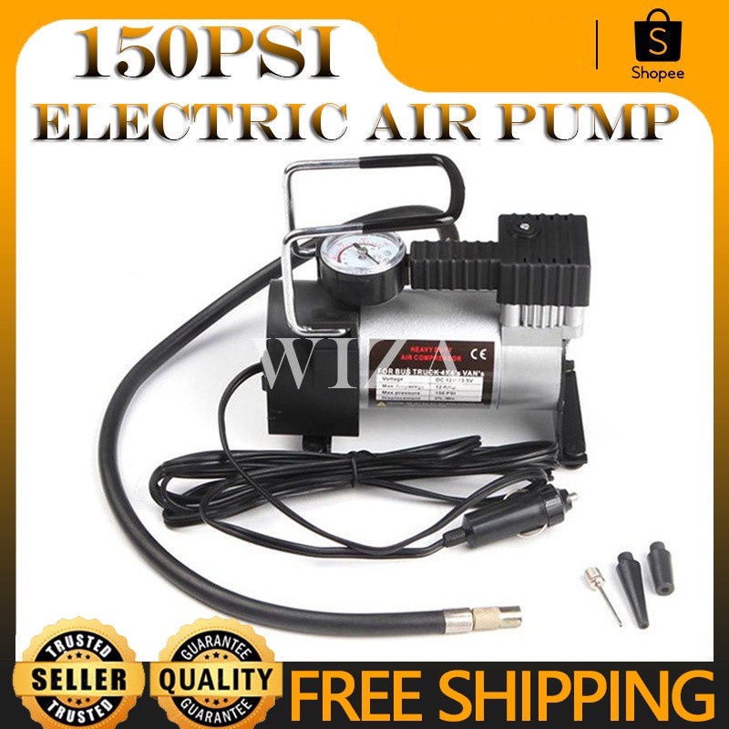 In Stock 12V Portable Air Compressor Electric Air Pump Car Tire Pump
