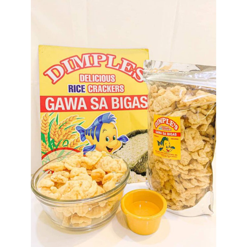 dimples rice crackers gawa sa bigas Shopee Philippines
