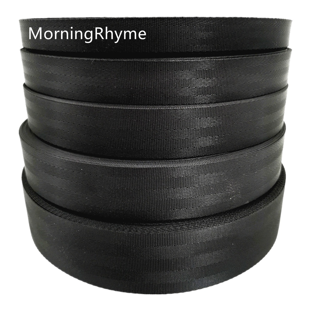 Black Nylon bing Strap Heavy Duty, Durable Nylon Strapping for Bags