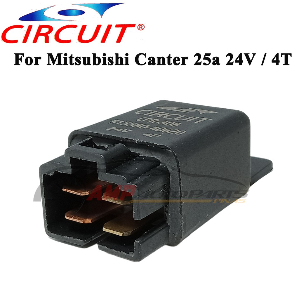 Head Light/Power Relay For Mitsubishi Canter 25A 24V / 4T Shopee