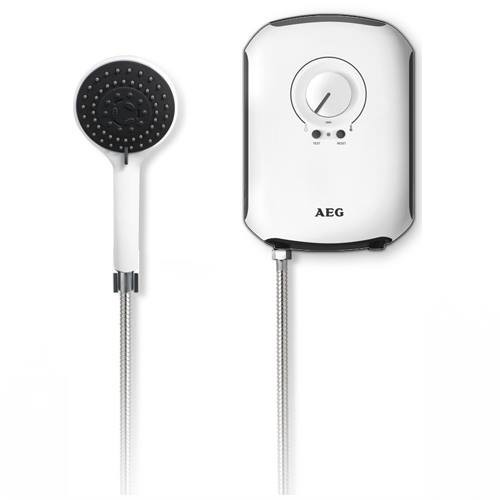 AEG AX45 E Single Point Water Heater with Hose and Shower Head 4500