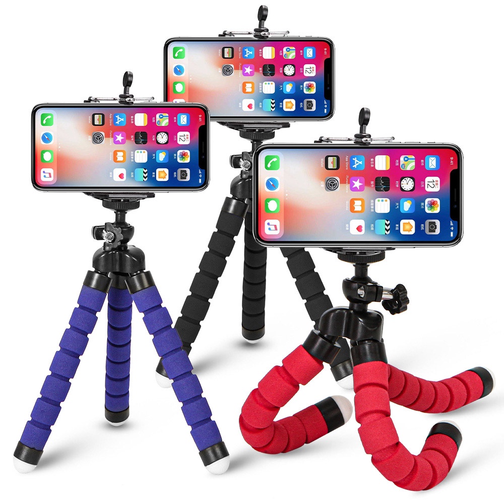 Mini Tripod for Phone Flexible Sponge Octopus Tripod for IPhone Mini